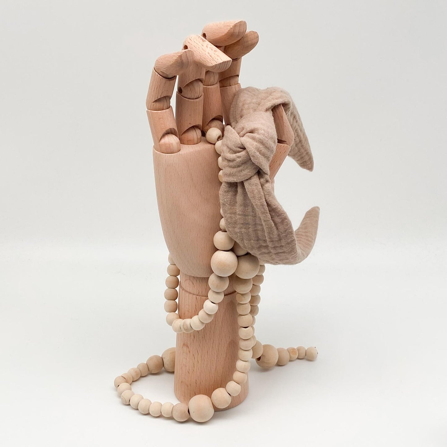 EMIL • Knoten-Haarreif • Musselin • beige