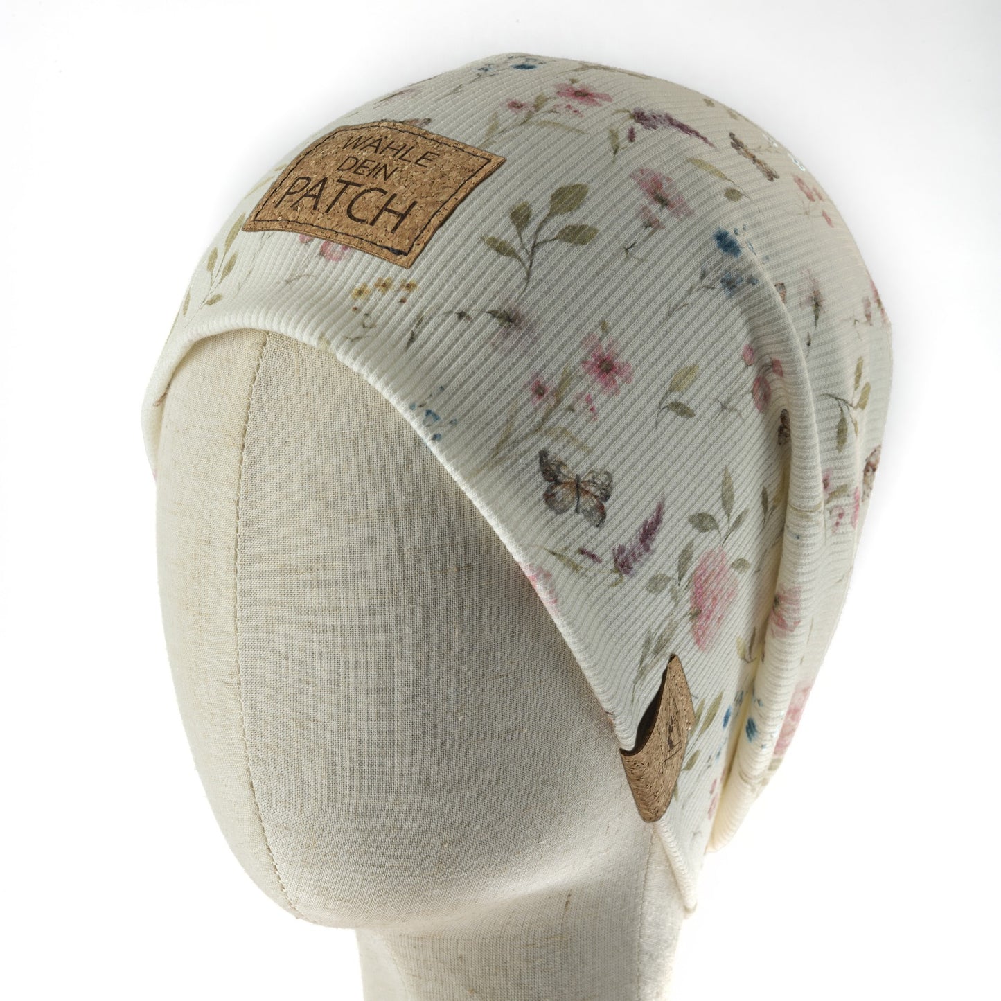 leichte Long-Beanie • gemustert