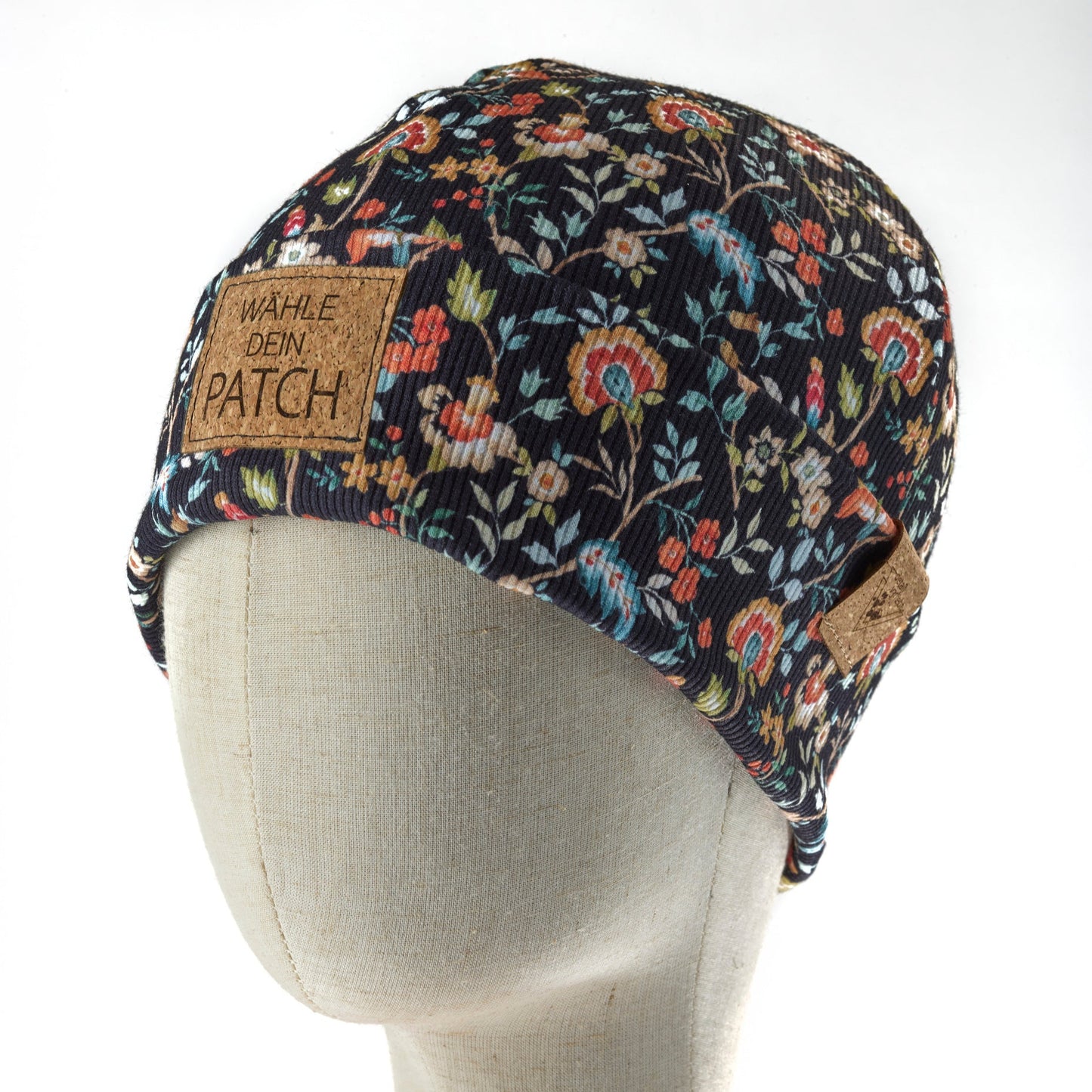 leichte Hipster-Beanie • Blume III