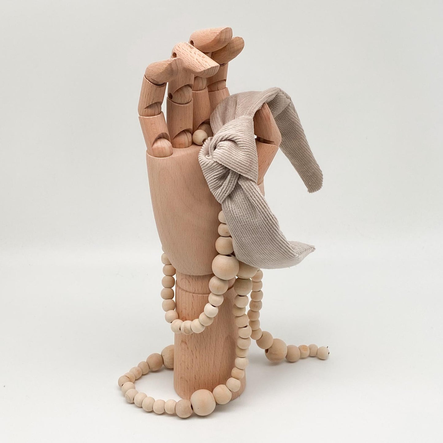 LEON • Knoten-Haarreif • Cord • beige