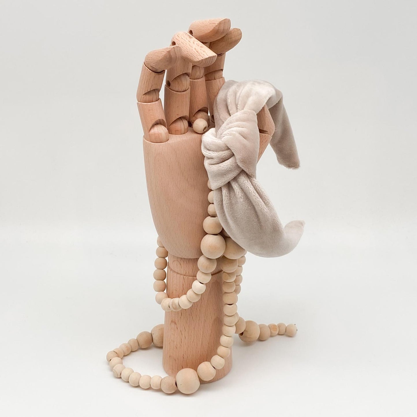 ADAM • Knoten-Haarreif • Samt • beige
