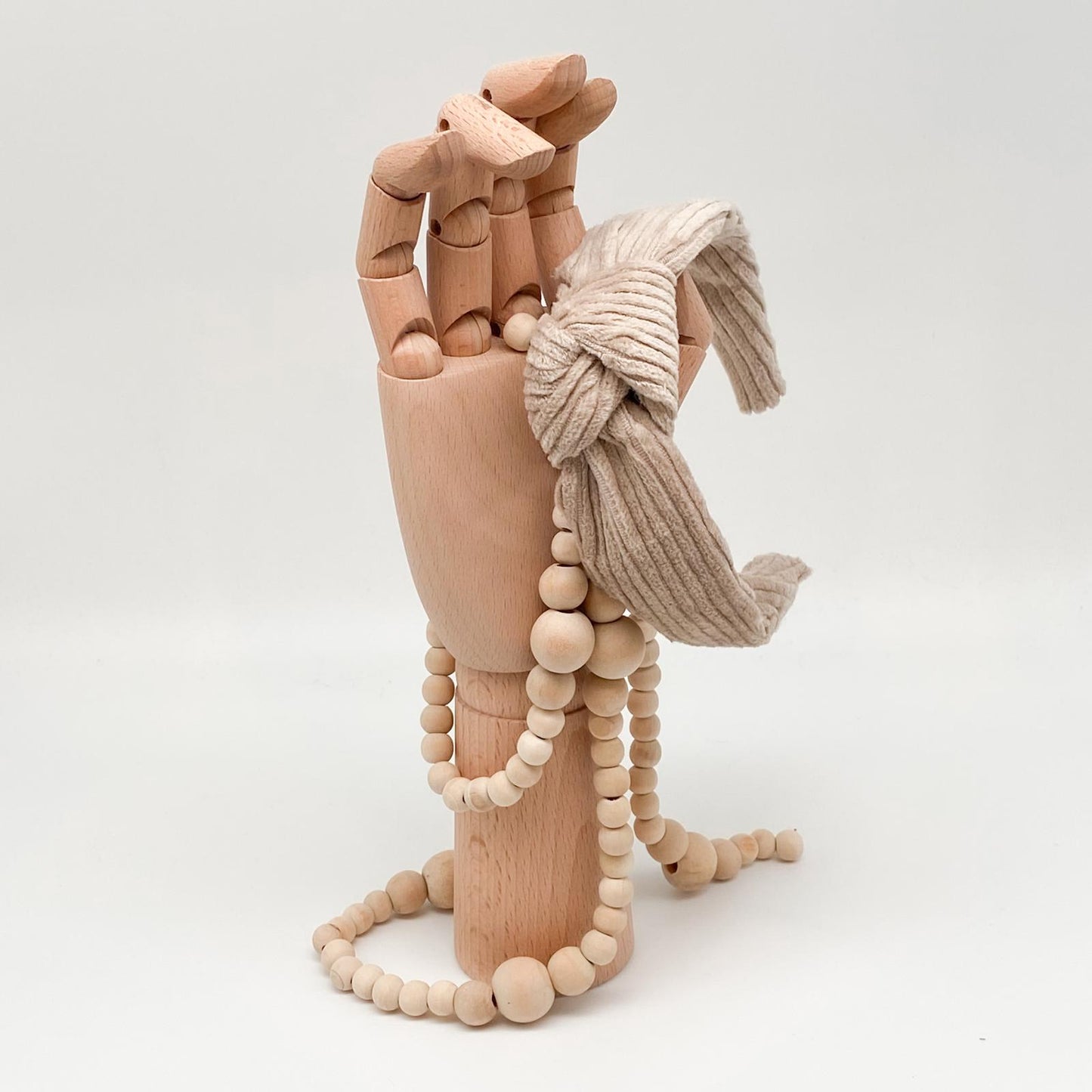 TONI • Knoten-Haarreif • Breitcord • beige