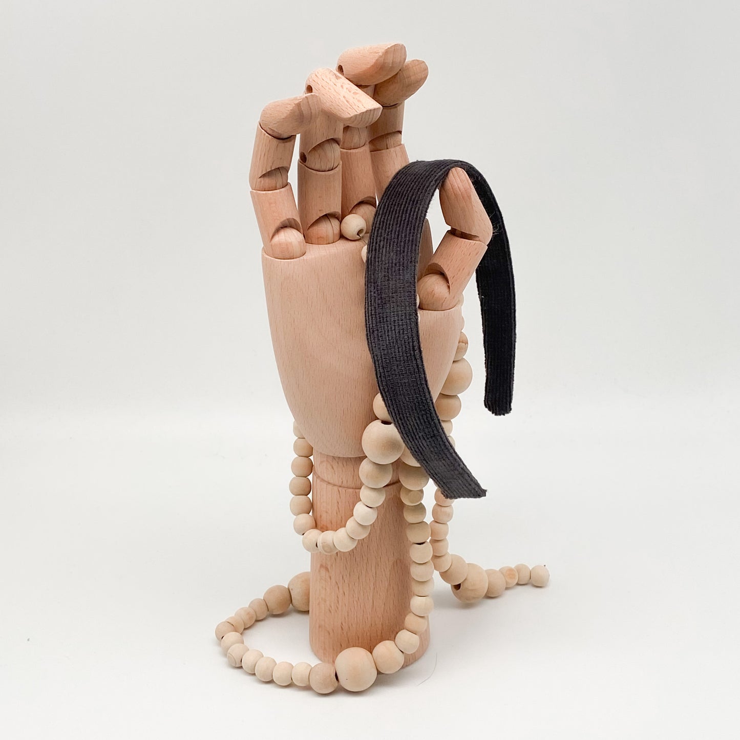 FLO • schmaler Haarreif • Cord • grau