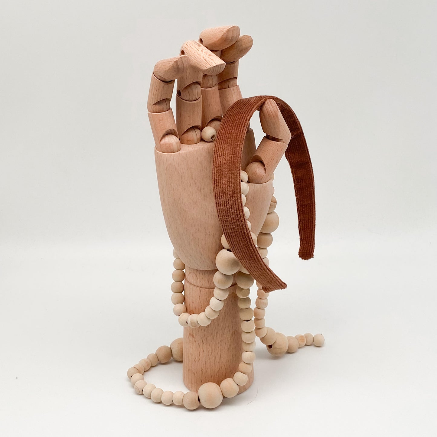 FLO • schmaler Haarreif • Cord • braun