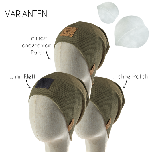 leichte Long-Beanie • gemustert