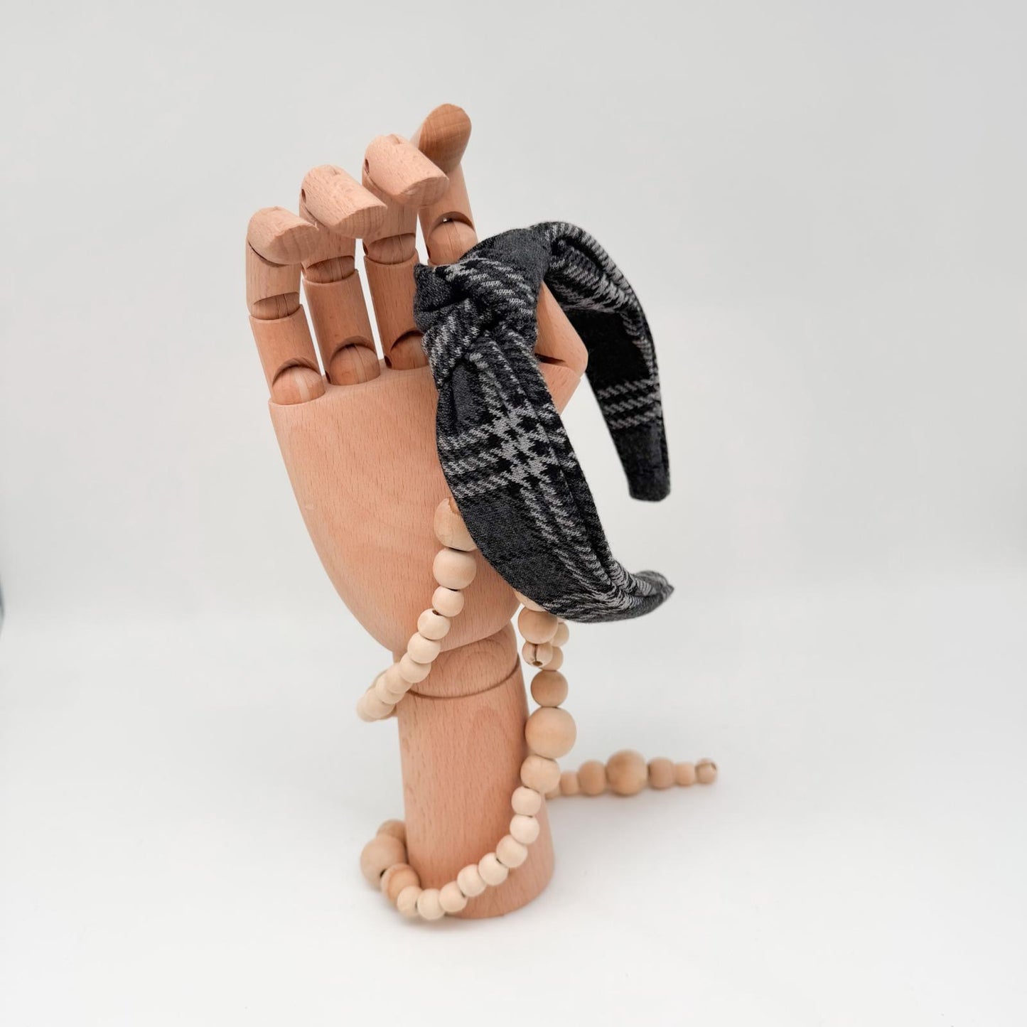 MAX • Knoten-Haarreif • Karo grau