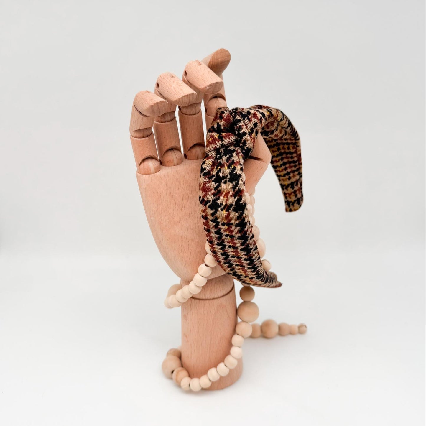 MAX • Knoten-Haarreif • Karo braun