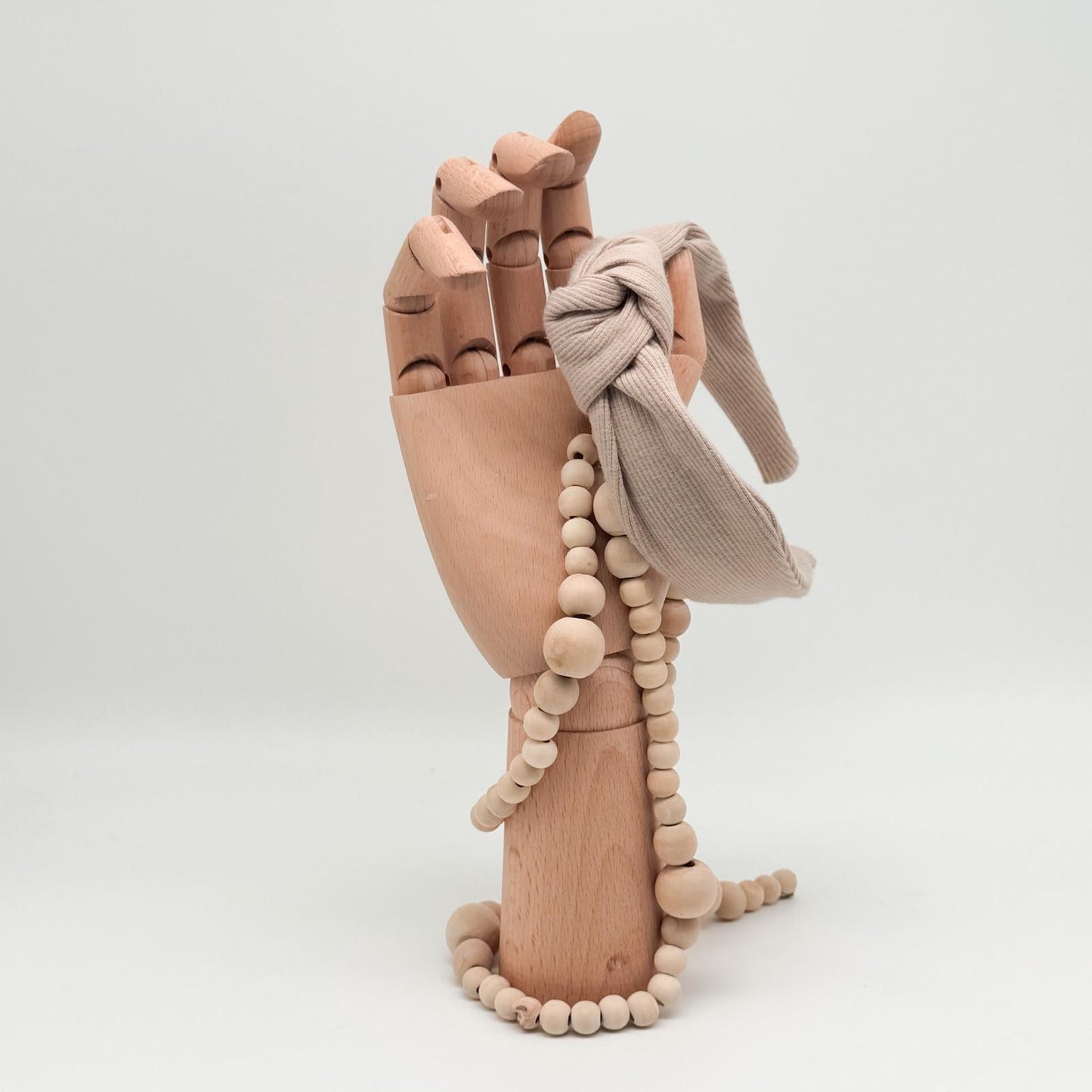 RIO • Knoten-Haarreif • Ripp • beige