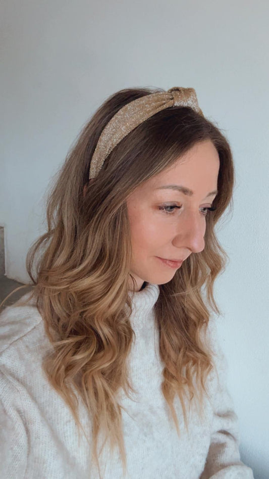 OTTO • Knoten-Haarreif • Glitzer • gold