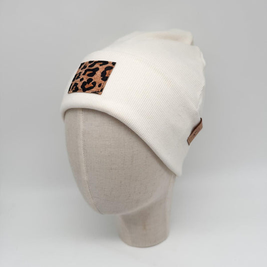 HipsterBeanie mit fest angenähtem Patch