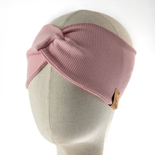 leichtes Knotenstirnband • rosa