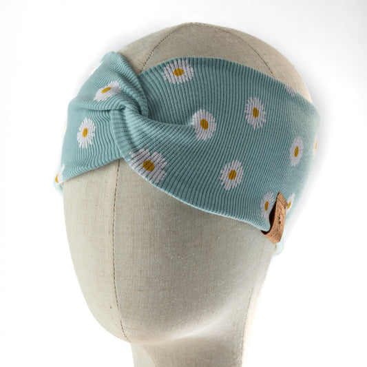 leichtes Knotenstirnband • Blume Gänseblume