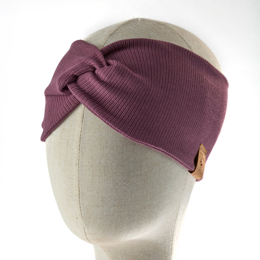 leichtes Knotenstirnband • beere