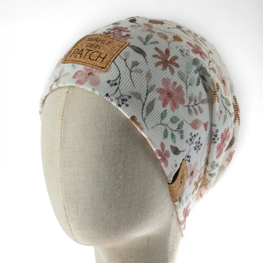 leichte Long-Beanie • Blume I