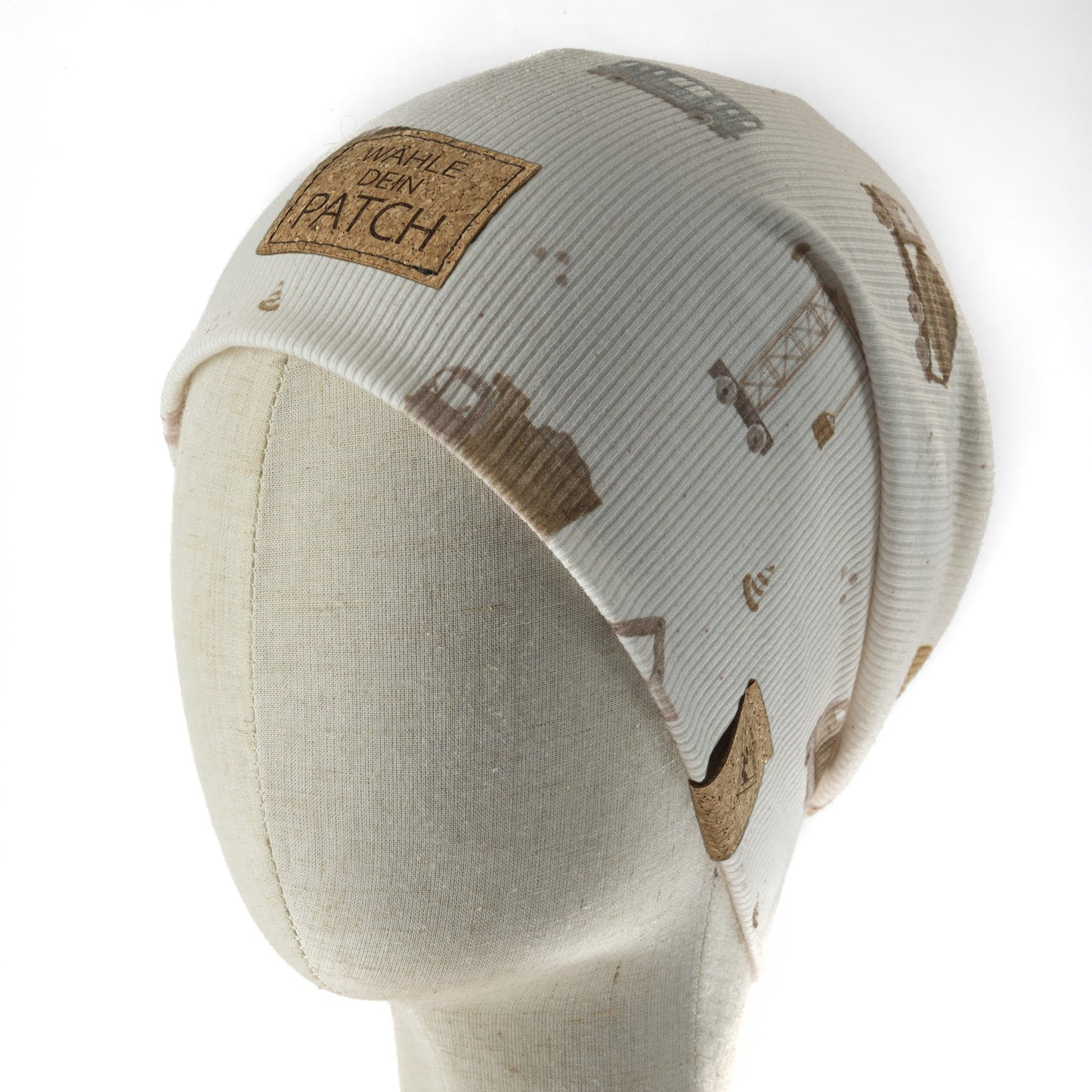 leichte Long-Beanie • gemustert