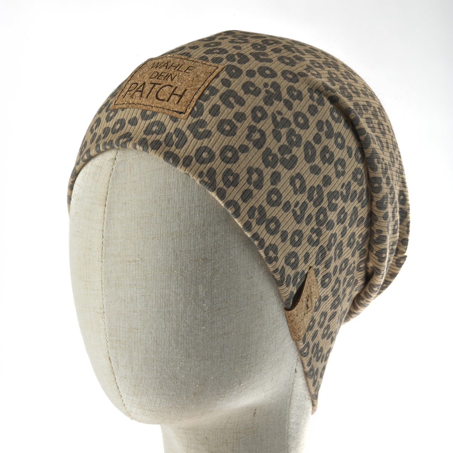 leichte Long-Beanie • gemustert