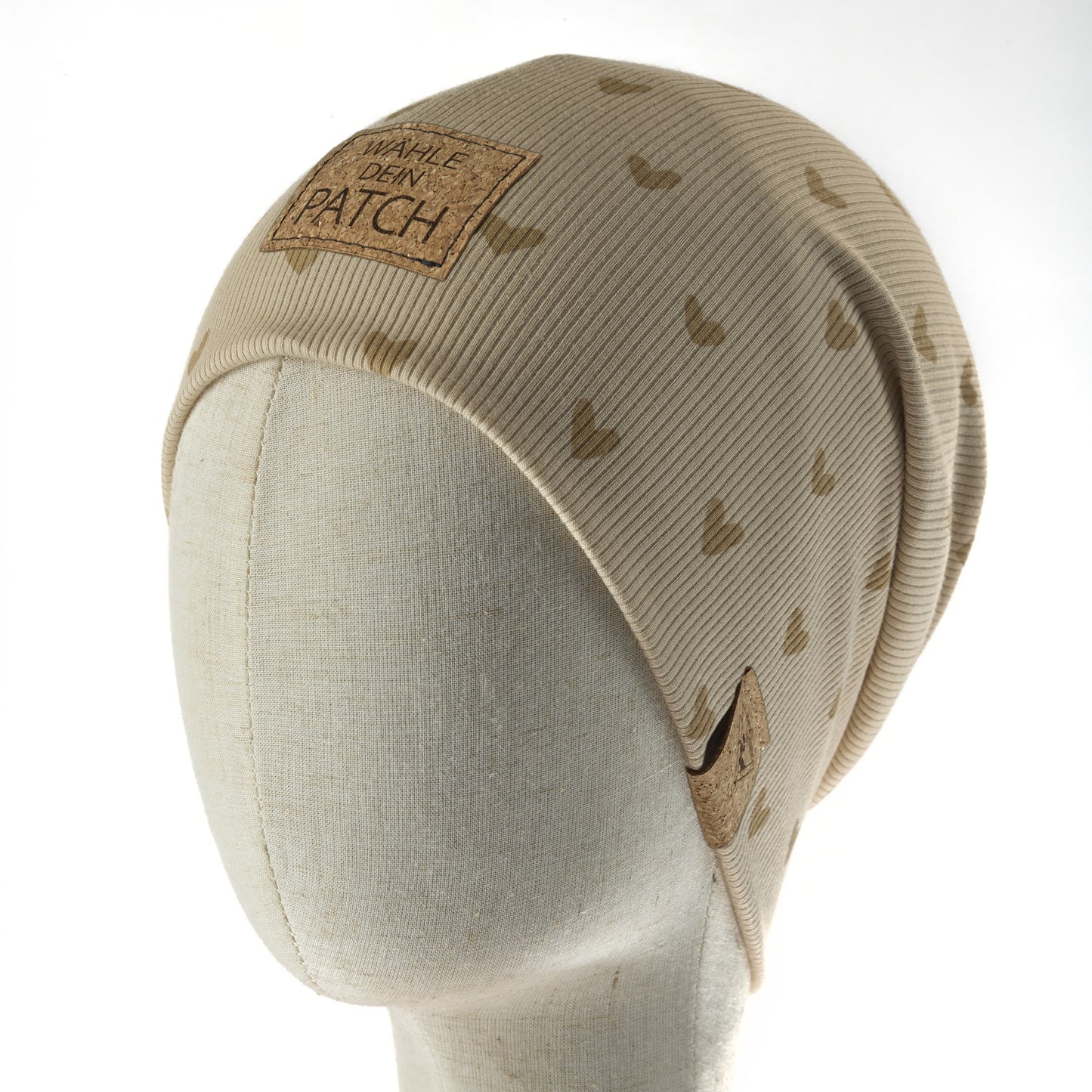 leichte Long-Beanie • gemustert