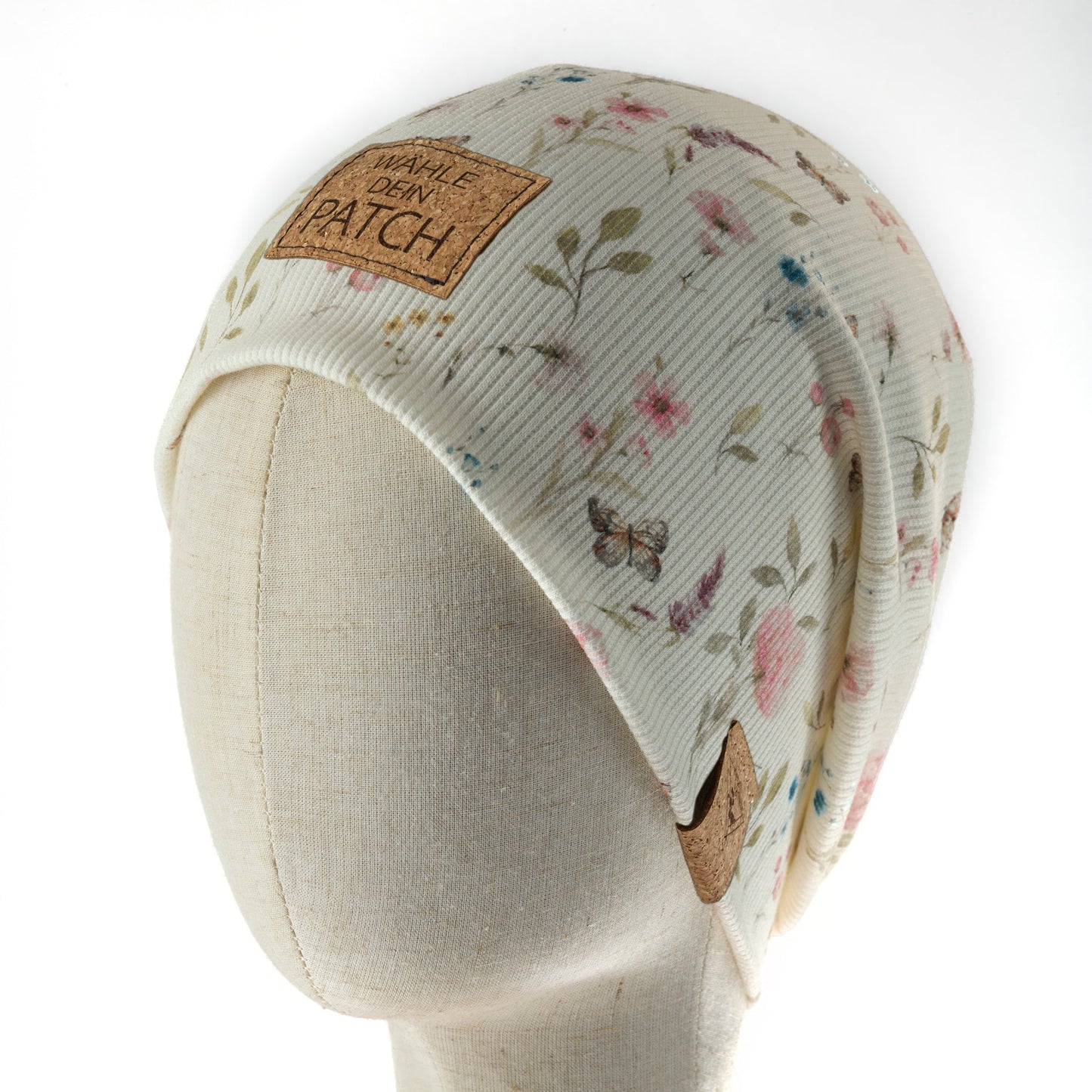 leichte Long-Beanie • Schmetterling