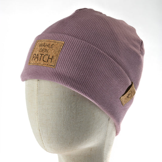 leichte Hipster-Beanie • lila