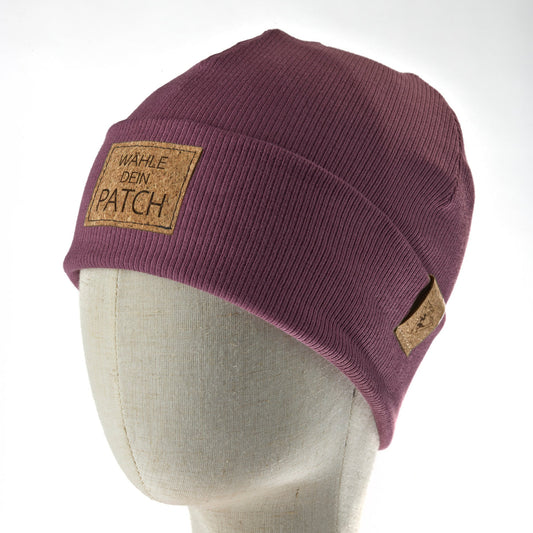leichte Hipster-Beanie • beere