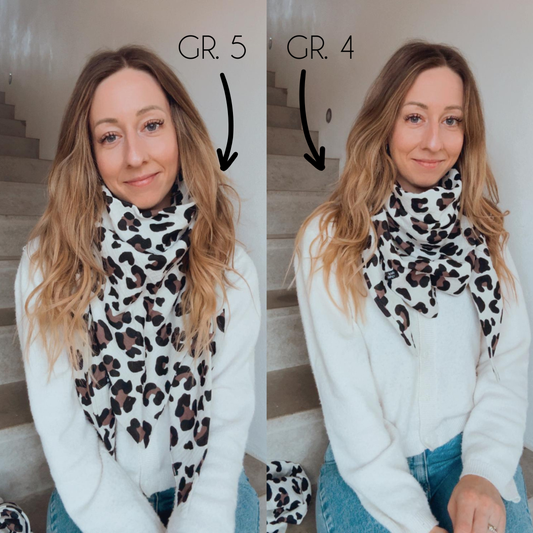 Musselintuch • gemustert