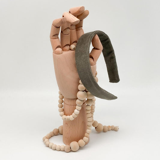 JULI •  breiter Haarreif • Cord • khaki