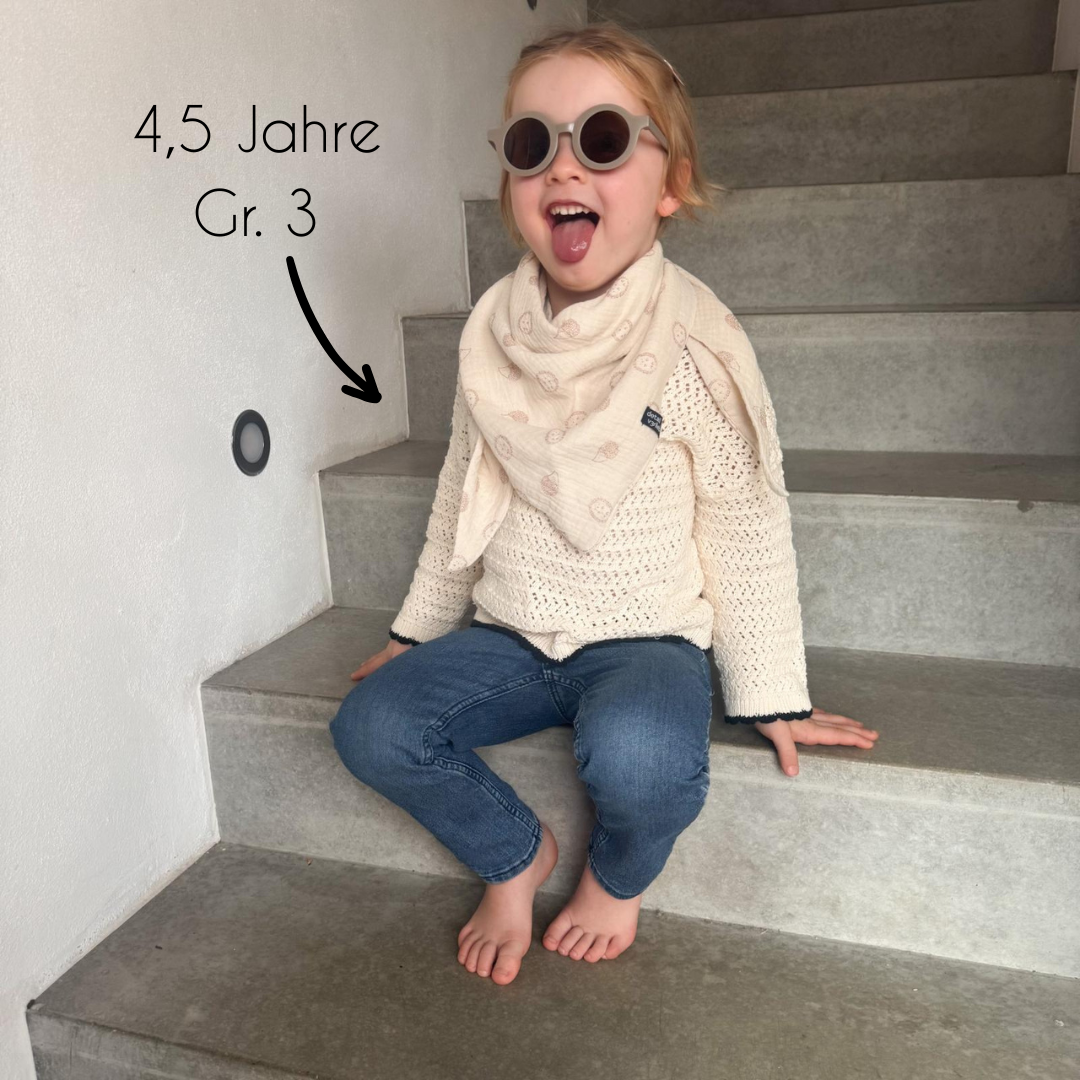 Musselintuch • gemustert