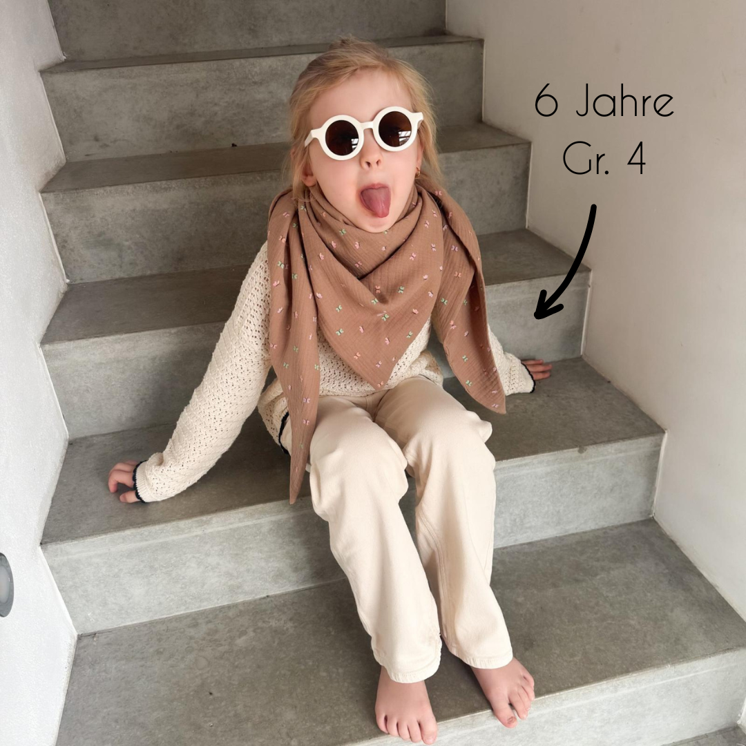 Musselintuch • gemustert