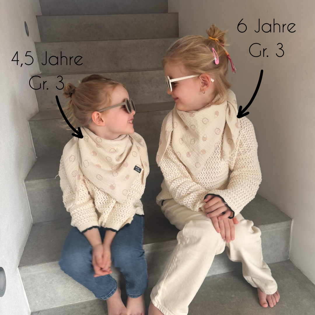 Musselintuch • gemustert