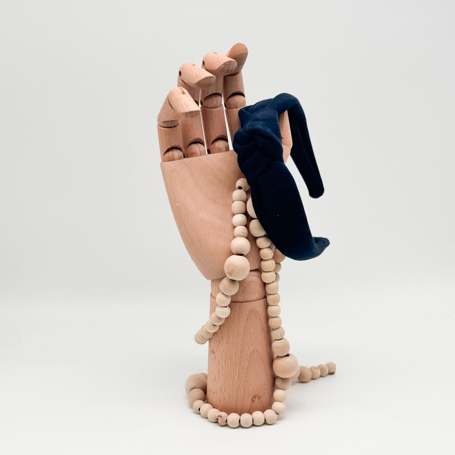 EMIL • Knoten-Haarreif • Musselin • blau
