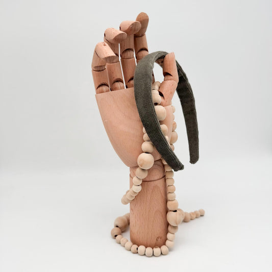FLO • schmaler Haarreif • Cord • khaki
