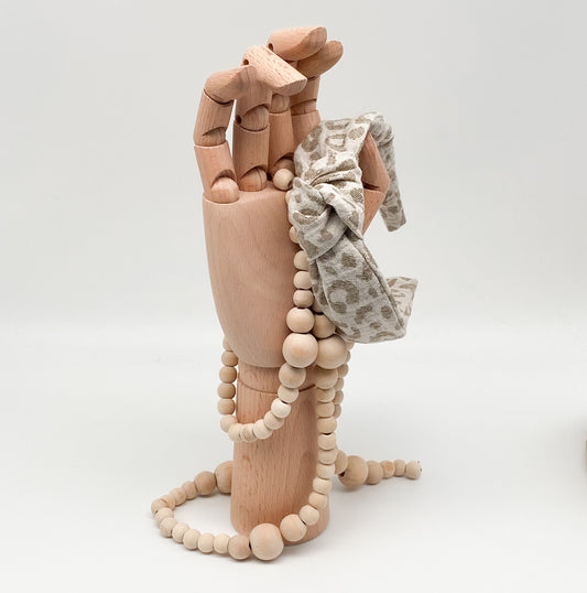 EMIL •  Knoten-Haarreif • Musselin • leo creme