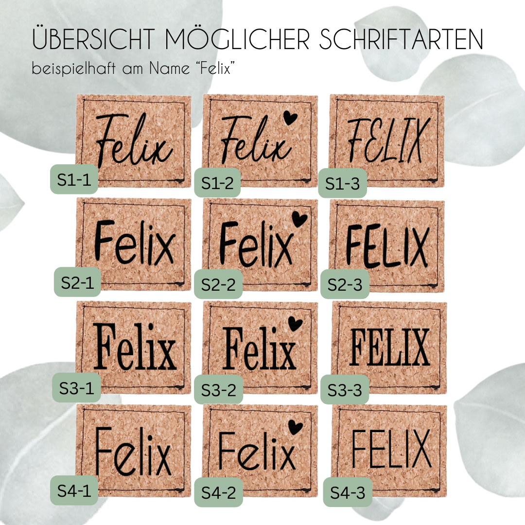Patches • Namen/Dein Text • personalisiert