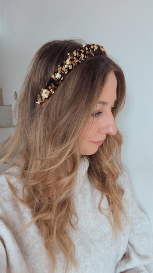 VICTOR • Pailletten • gold