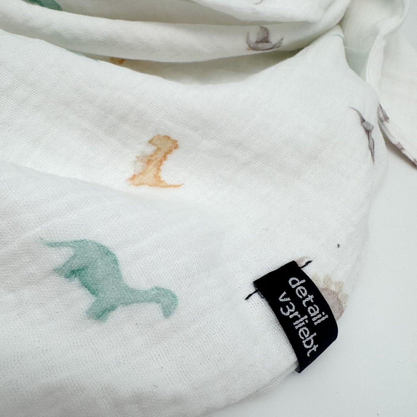 Musselintuch • gemustert