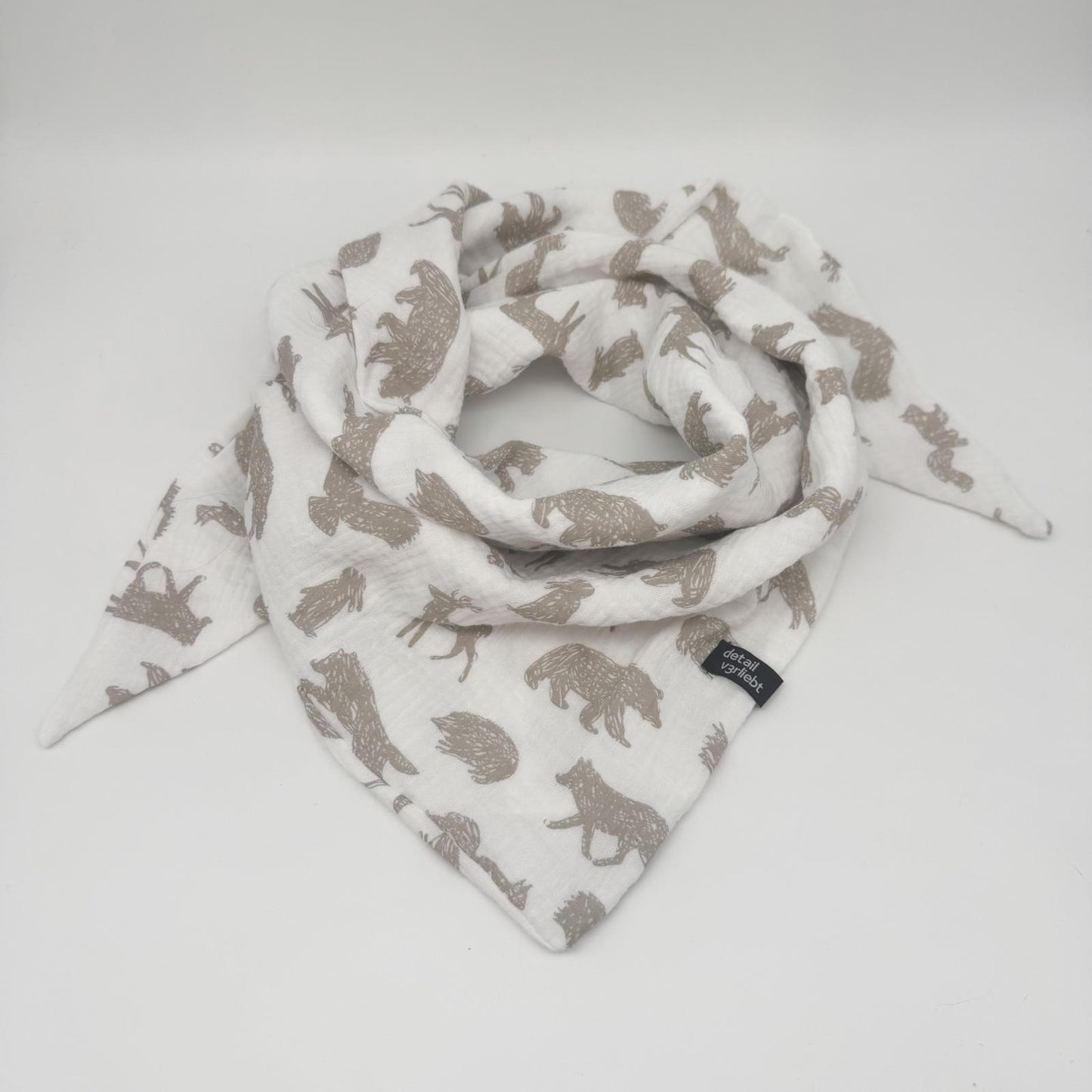 Musselintuch • gemustert