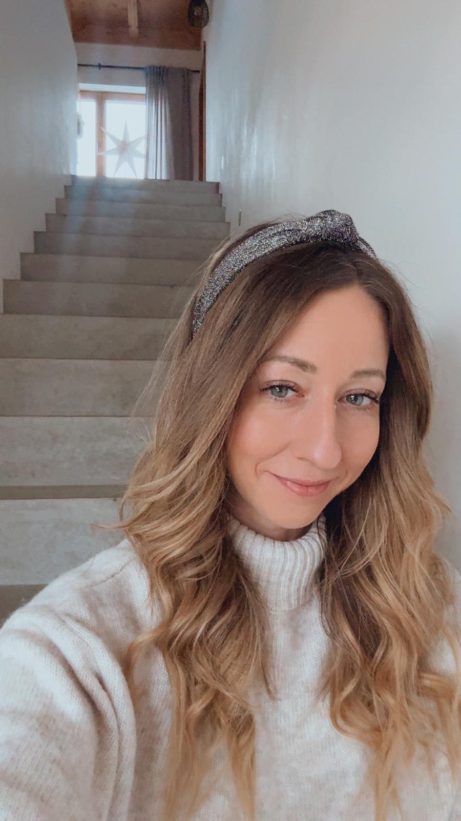 OTTO • Knoten-Haarreif • Glitzer • silber