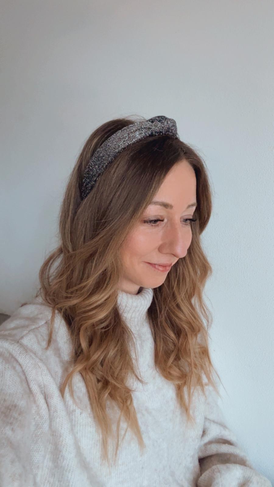 OTTO • Knoten-Haarreif • Glitzer • silber